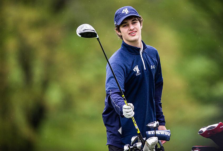 Poly prep golf player