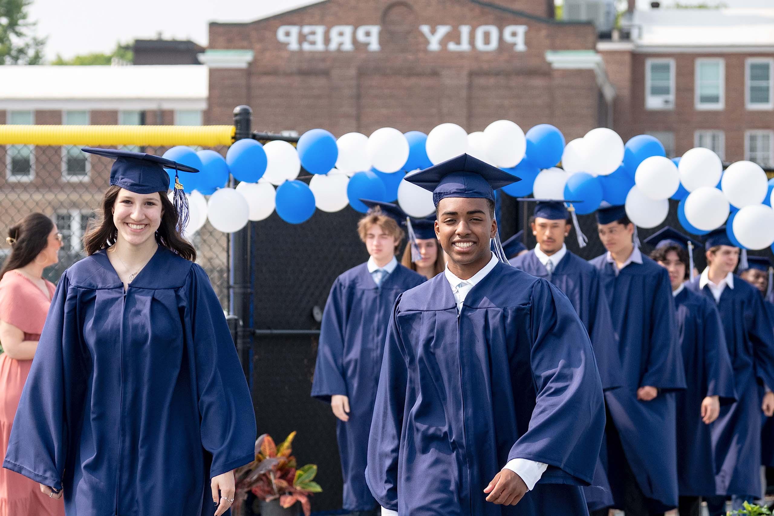 Student Procession at commencement